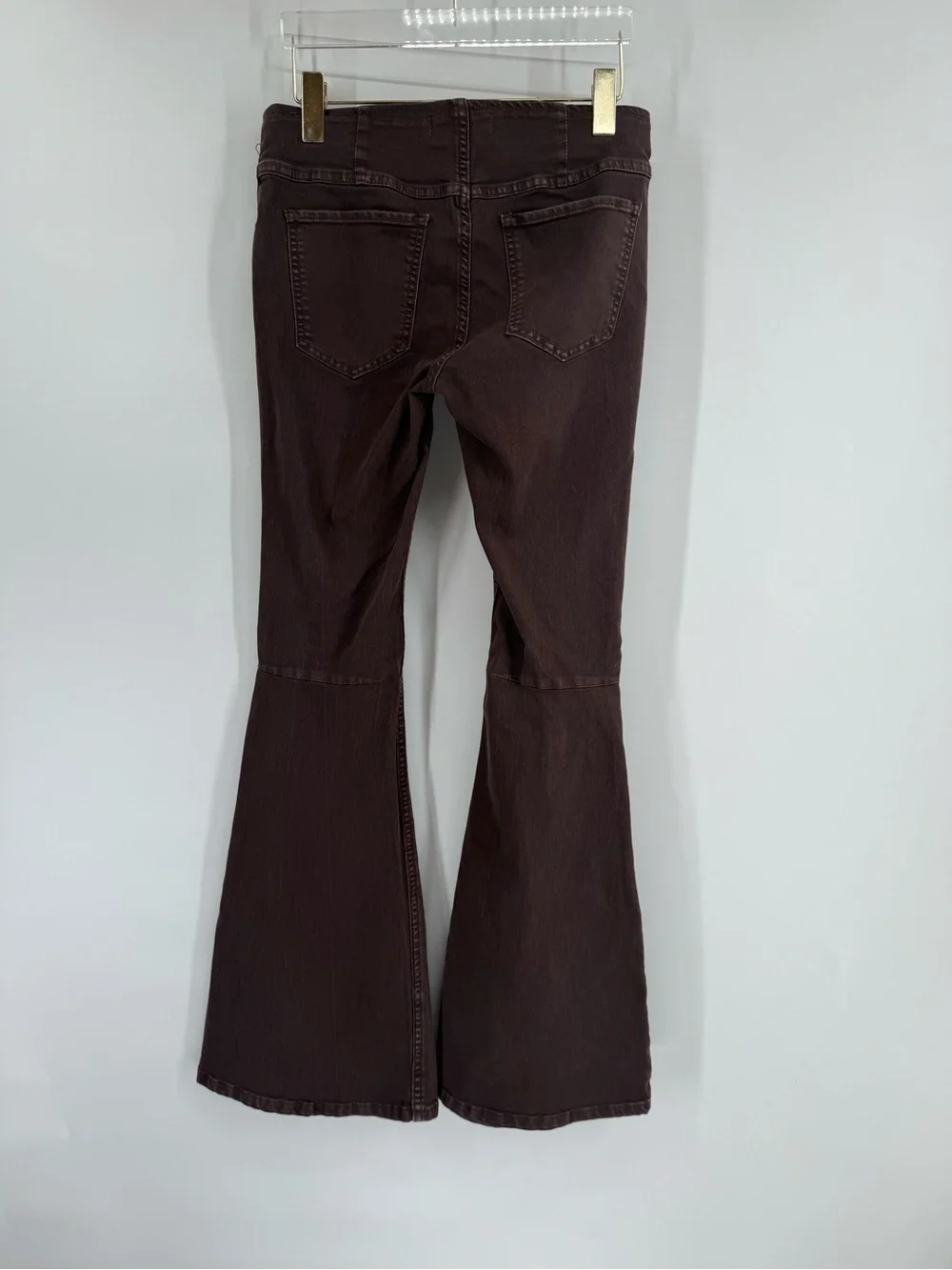 FREE PEOPLE
Penny Pull On Flare In Chocolate size 28 - Picture 5 of 9